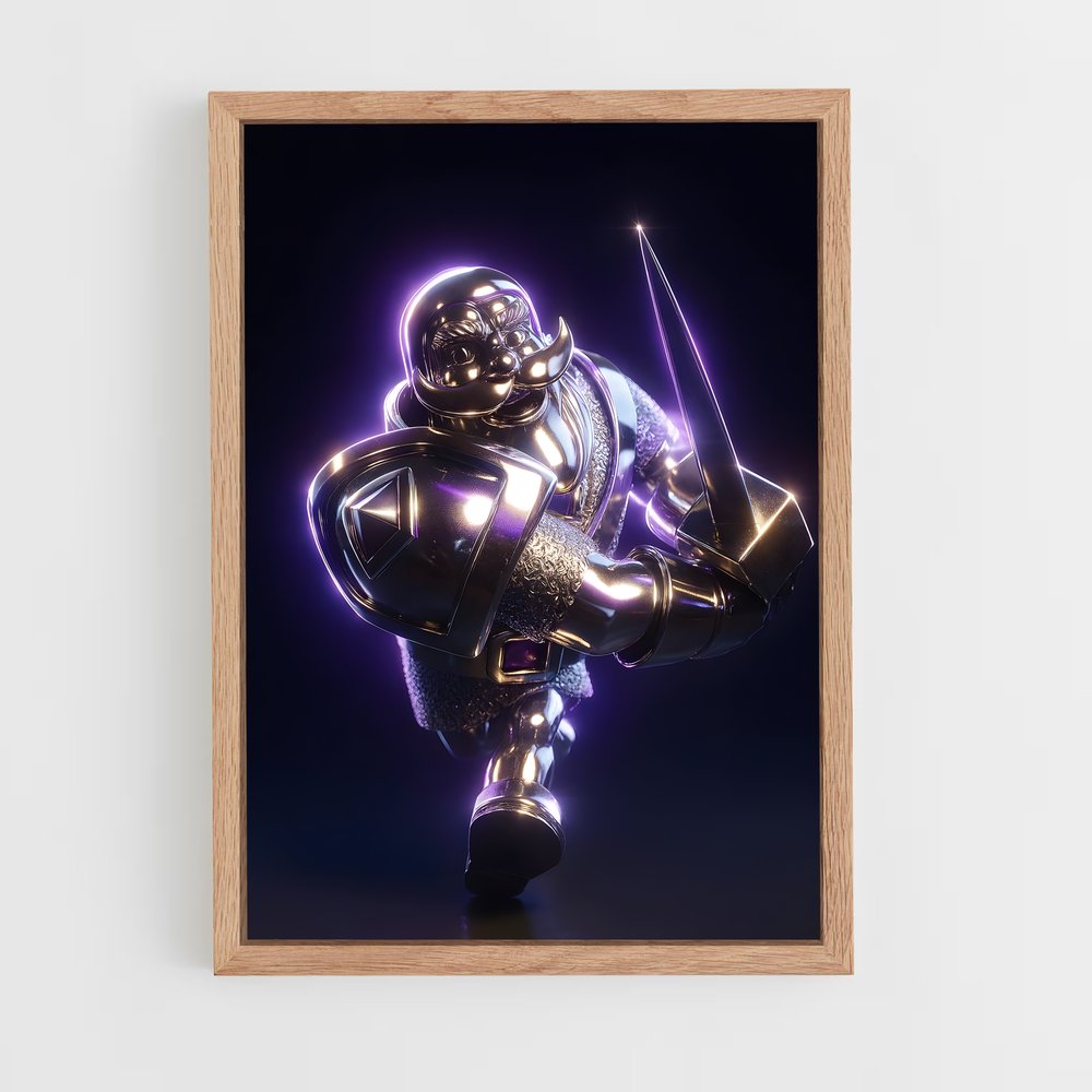 Poster Samurai Bot – affiche Clash royale (vue 4)